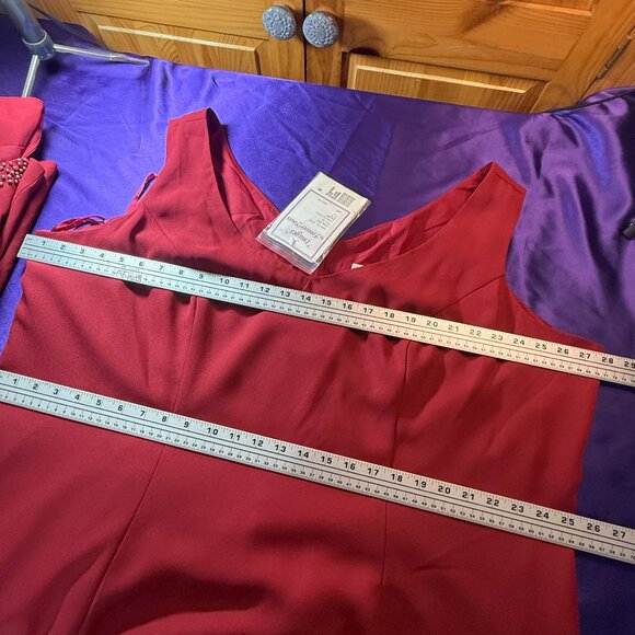 New📌 Forever Yours Mother of the Bride/ Groom Beaded Evening Dress & Jacket - Picture 11 of 16